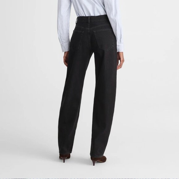 Madewell Cropped Balloon Jean Black wash Size 31P - Picture 3 of 16